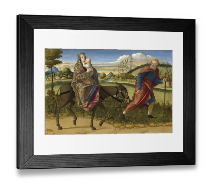 Framed Print : The Flight into Egypt, by Vittore Carpaccio