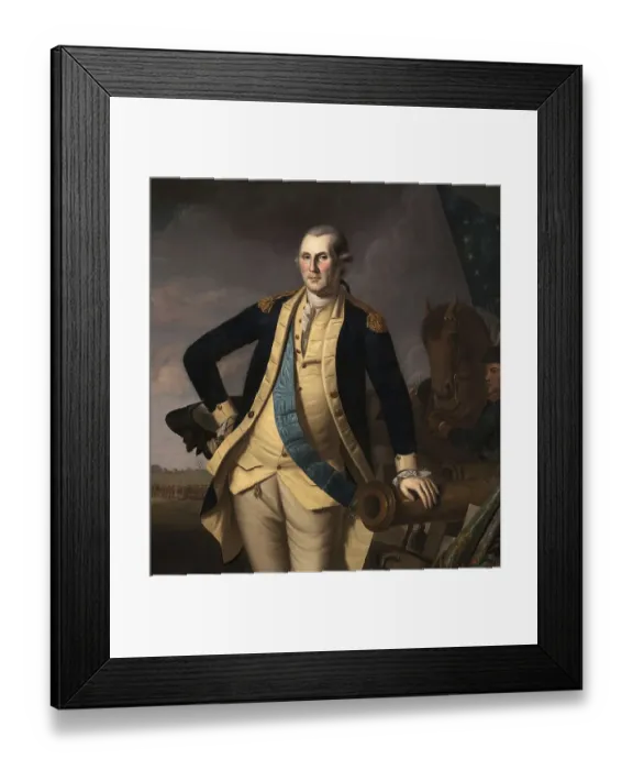 Framed Print : George Washington (22 February 1732 - 14 December 1799)