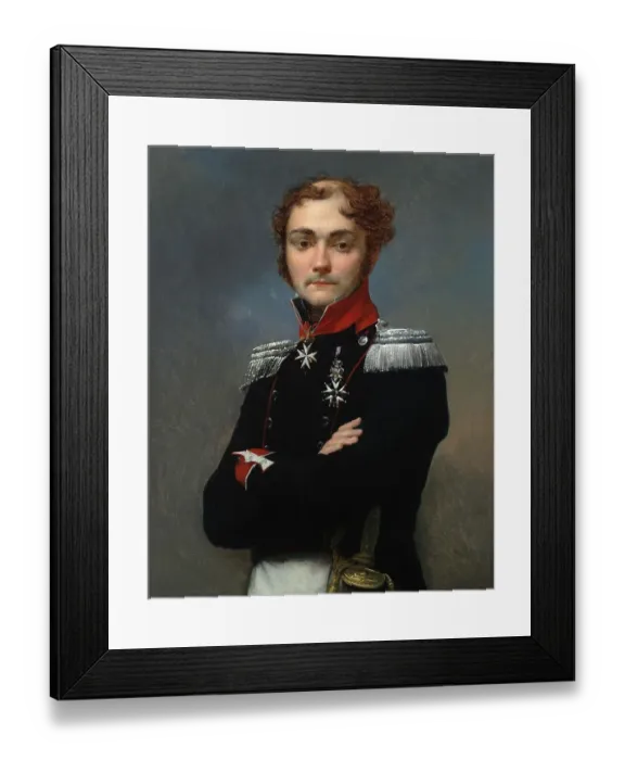 Framed Print : Portrait of Charles-Louis Regnault Framed Print : Portrait of Charles-Louis Regnault