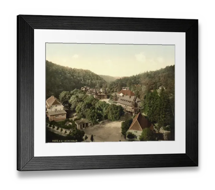 Framed Print : Alexisbad near Harzgerode in the Harz Mountains