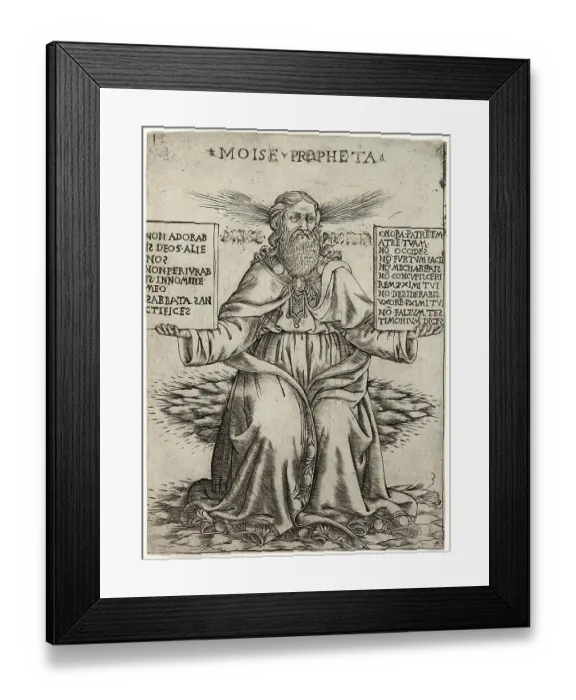 Framed Print : History of the Prophet Moses, The Prophet Moses Framed Print : History of the Prophet Moses, The Prophet Moses
