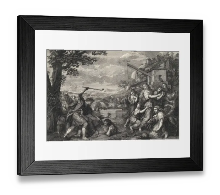Framed Print : Story of the Prophet Moses, Moses Defends the Daughters of Jethro Framed Print : Story of the Prophet Moses, Moses Defends the Daughters of Jethro
