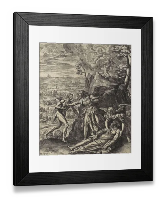 Framed Print : History of the Prophet Moses, Death of Moses Framed Print : History of the Prophet Moses, Death of Moses