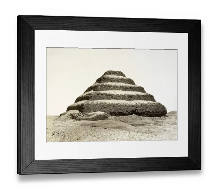 Framed Print : The Step Pyramid of the Ancient Egyptian King Djoser Framed Print : The Step Pyramid of the Ancient Egyptian King Djoser