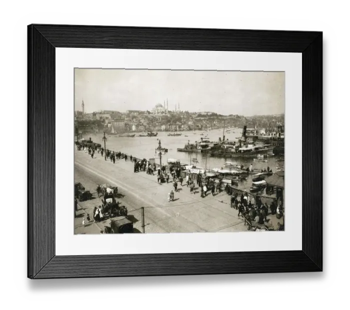 Framed Print : A general view of Stamboul and the Golden Horn