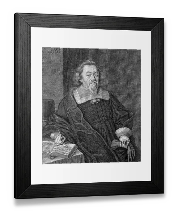 Framed Print : Johann Georg Fabricius (1593) (1668)