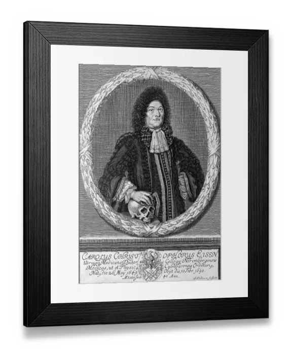 Framed Print : Karl Christopher Elsen (1649-1690) Framed Print : Karl Christopher Elsen (1649-1690)