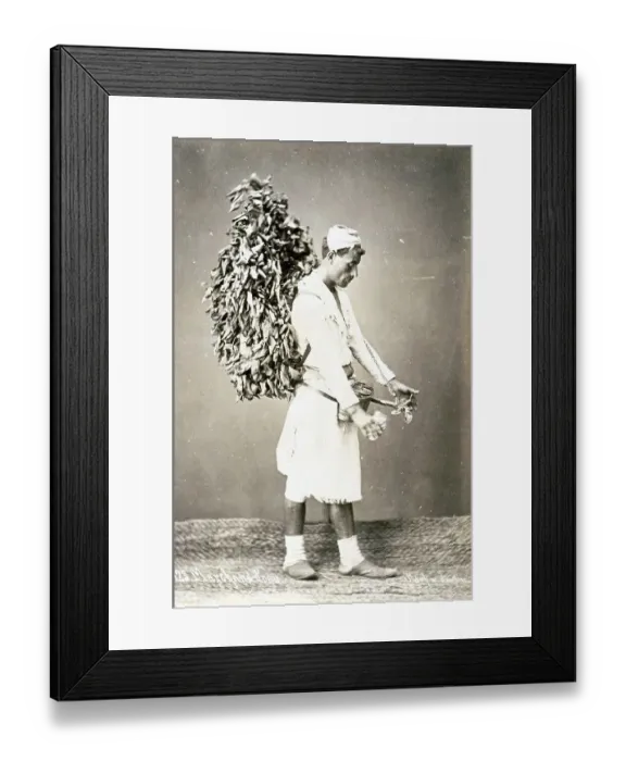 Framed Print : Water seller, c. 1890, Turkey, Historic Framed Print : Water seller, c. 1890, Turkey, Historic