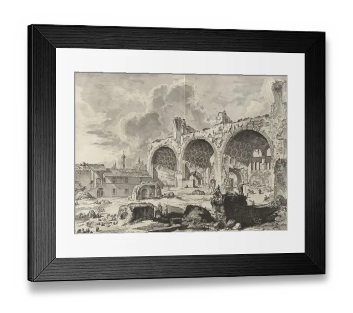 Framed Print : Ancient Rome, View of the remains of the dining hall of Nero's Golden House Framed Print : Ancient Rome, View of the remains of the dining hall of Nero's Golden House