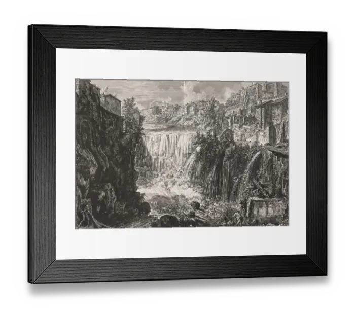 Framed Print : Ancient Rome, Cascata di Tivoli Framed Print : Ancient Rome, Cascata di Tivoli