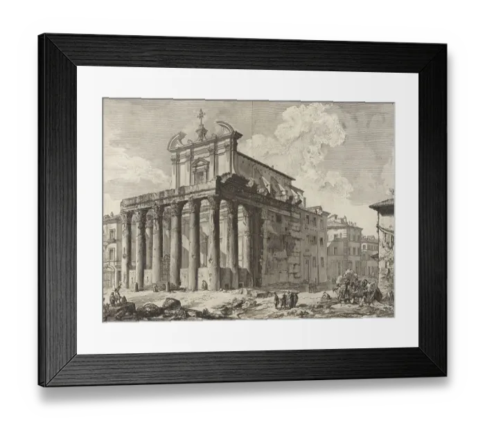 Framed Print : Ancient Rome, Temple of Antoninus Pius and Faustina on the northern edge of the Roman Forum Framed Print : Ancient Rome, Temple of Antoninus Pius and Faustina on the northern edge of the Roman Forum