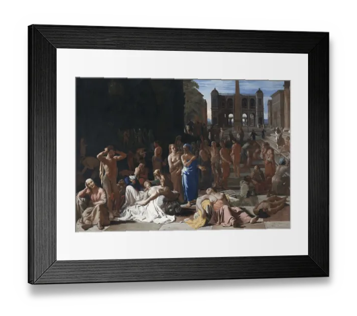 Framed Print : The Plague in an Ancient City, Holland Framed Print : The Plague in an Ancient City, Holland