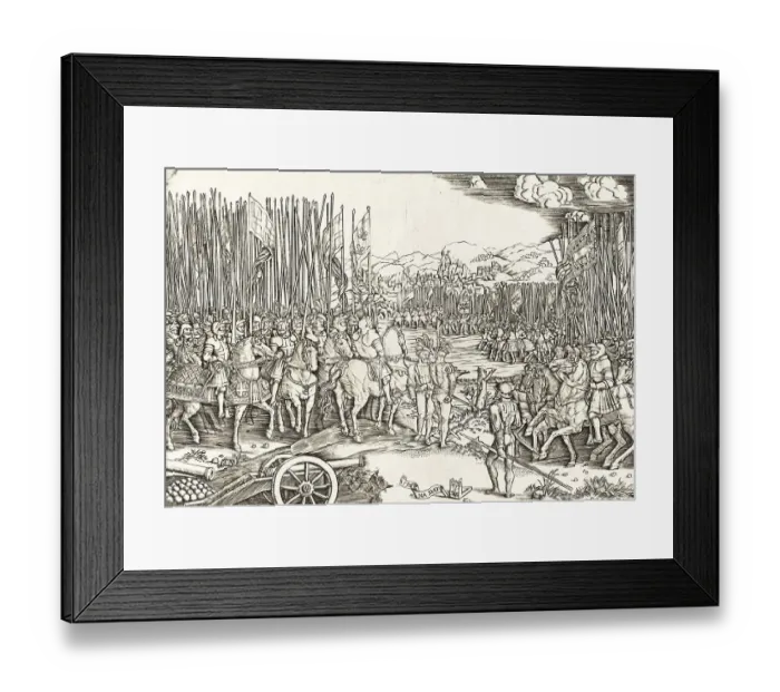 Framed Print : Battle of Ravenna of 11 April 1512