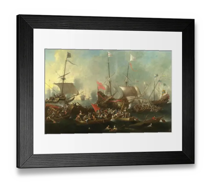 Framed Print : Battle of Lepanto, 7 October 1571 Framed Print : Battle of Lepanto, 7 October 1571