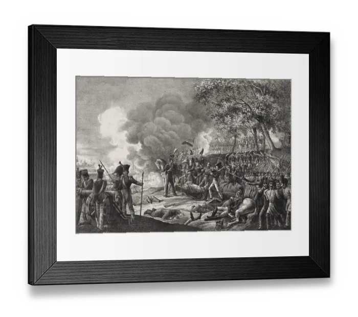 Framed Print : The Battle of Leuven, Louvain was a battle of the Ten Days Campaign during the Belgian Revolution