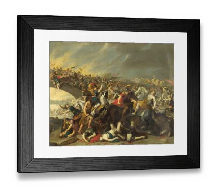 Framed Print : Battle with the Amazons, Historical Framed Print : Battle with the Amazons, Historical
