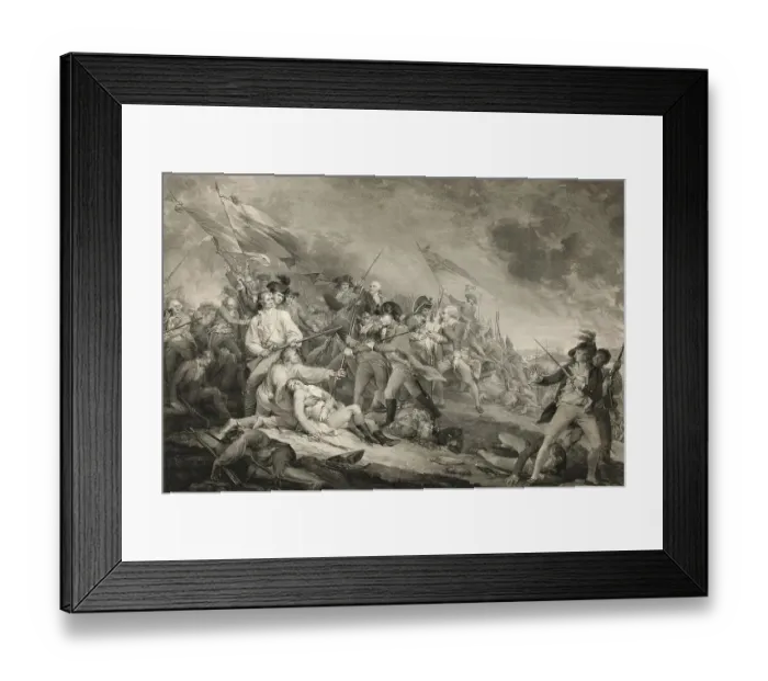 Framed Print : The Death of General Warren at Bunker Hill Framed Print : The Death of General Warren at Bunker Hill