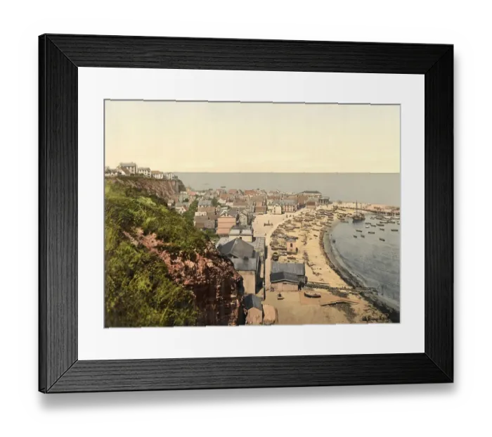 Framed Print : Oberland and Unterland in Helgoland