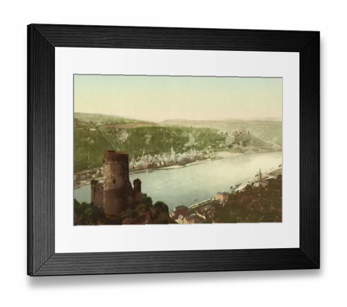 Framed Print : The Katz Ruin near Sankt Goarshausen Framed Print : The Katz Ruin near Sankt Goarshausen