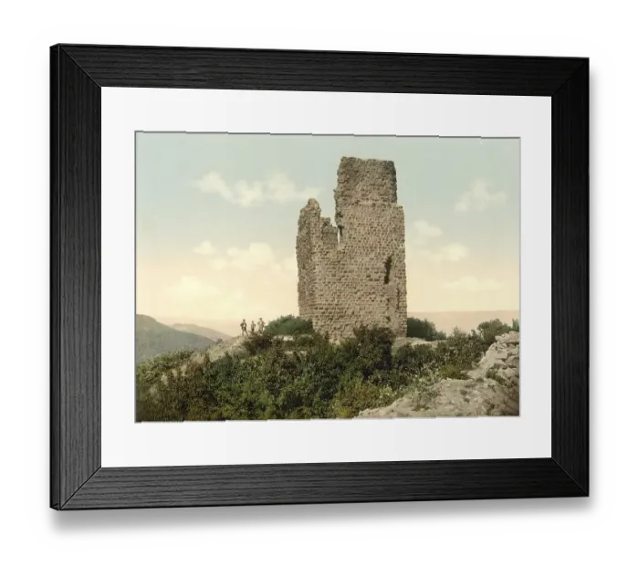 Framed Print : Ruins on the Kyffhaeuser in the Harz Mountains Framed Print : Ruins on the Kyffhaeuser in the Harz Mountains