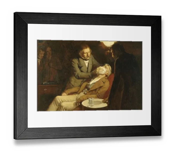 Framed Print : Medicine, Anatomy, Surgery, The first use of ether in dental surgery