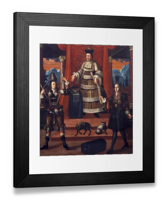 Framed Print : Personifications of Medicine, Pharmacy and Surgery