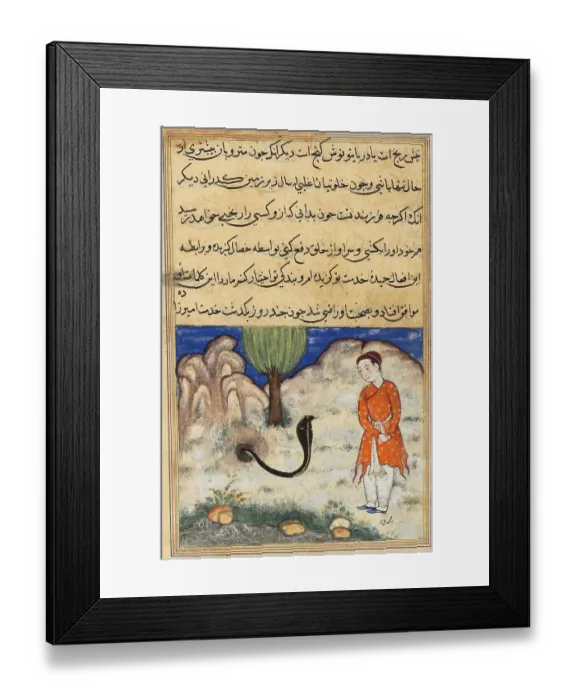 Framed Print : The prince, a son of the ruler of Sistan Framed Print : The prince, a son of the ruler of Sistan