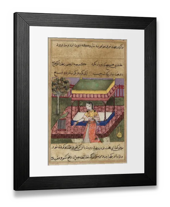 Framed Print : The parrot speaks to Khujasta at the beginning of the fortieth night Framed Print : The parrot speaks to Khujasta at the beginning of the fortieth night
