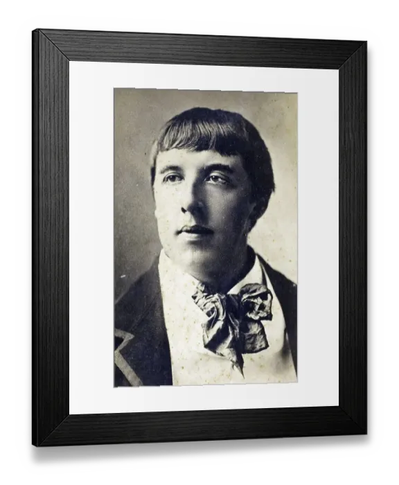 Framed Print : Oscar Fingal O'Flahertie Wills Wilde (16 October 1854) (30 November 1900)