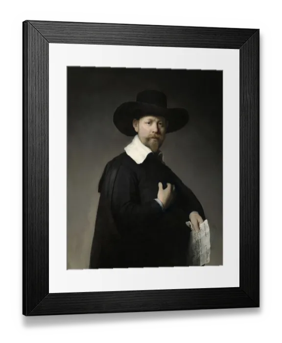 Framed Print : Portrait of Marten Looten, 1632 Framed Print : Portrait of Marten Looten, 1632