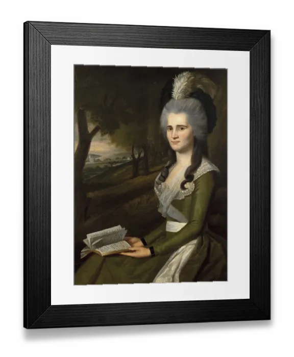 Framed Print : Esther Boardman, Painting by Ralph Earl Framed Print : Esther Boardman, Painting by Ralph Earl