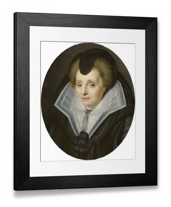 Framed Print : Louise de Coligny (23 September 1555) (13 November 1620)