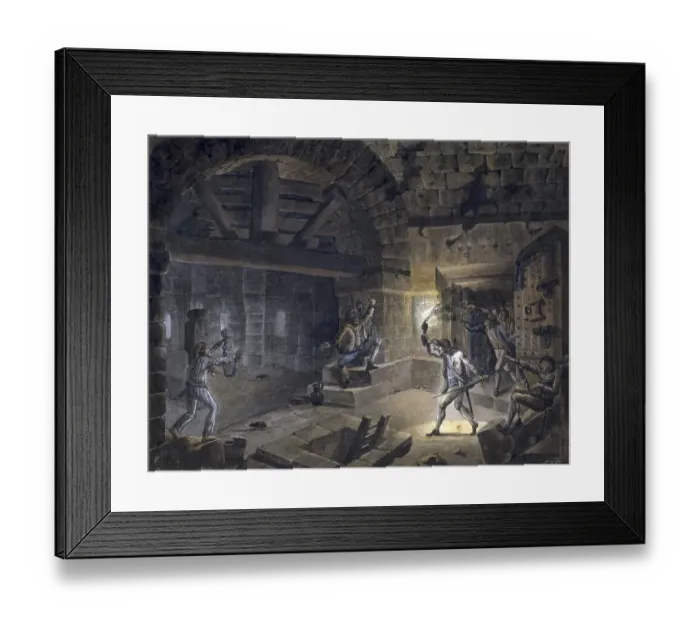 Framed Print : Rescue of the prisoners from the Bastille Framed Print : Rescue of the prisoners from the Bastille