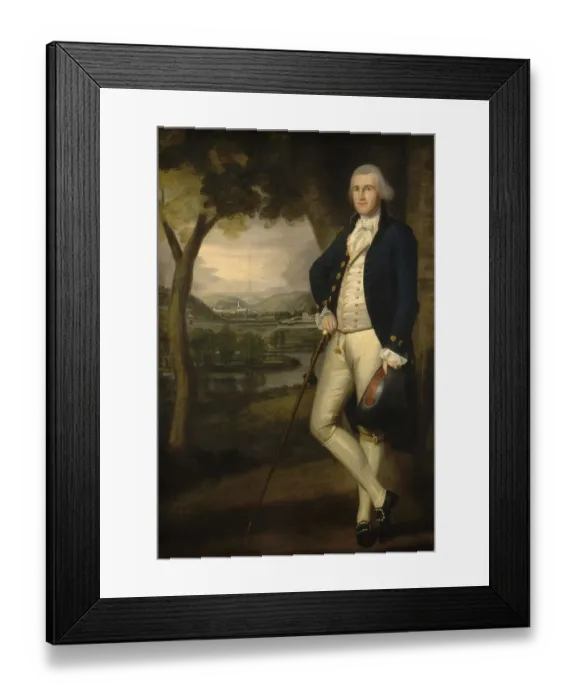 Framed Print : Daniel Boardman, oil painting by Ralph Earl