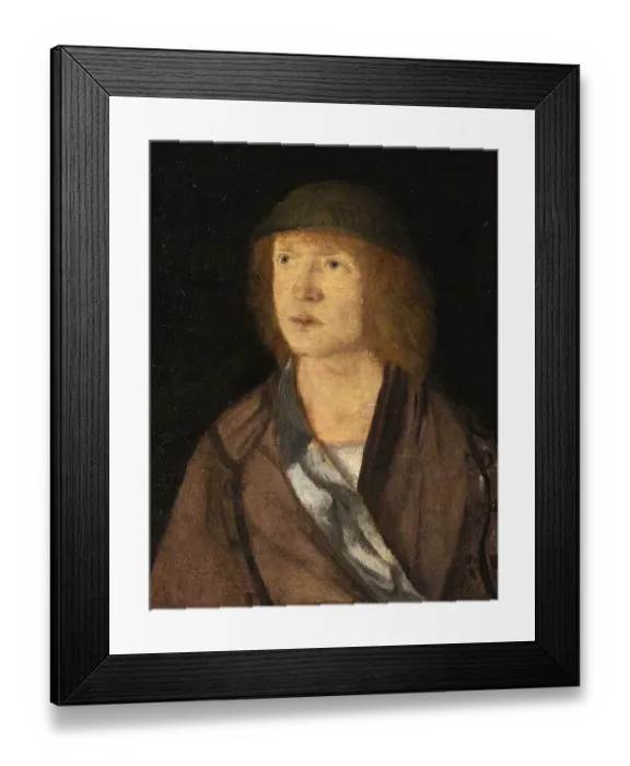 Framed Print : Portrait of a Young Man, ca 1508