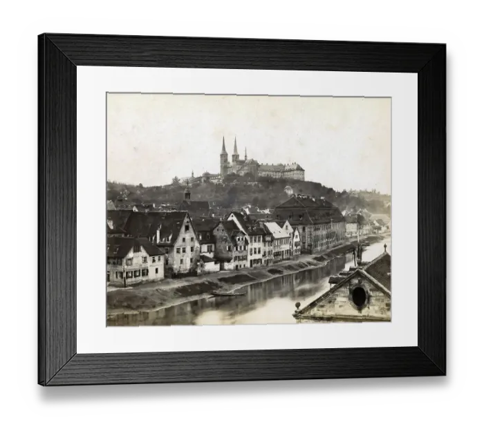 Framed Print : View of the town and Michaelsberg Framed Print : View of the town and Michaelsberg