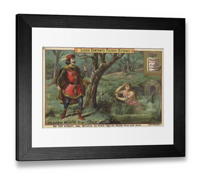 Framed Print : The Count discovers that Melusine must be a mermaid one day a week Framed Print : The Count discovers that Melusine must be a mermaid one day a week