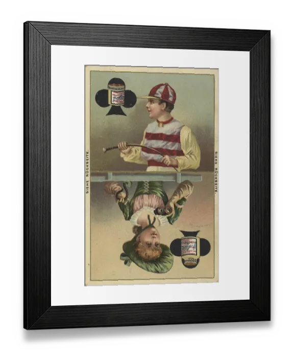 Framed Print : Jockey and lady with binoculars Framed Print : Jockey and lady with binoculars