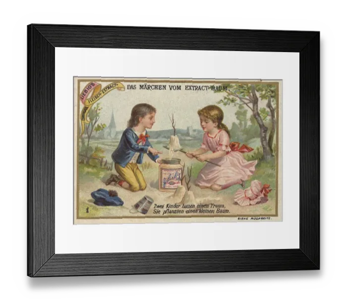 Framed Print : Two children had a dream, they planted a small tree Framed Print : Two children had a dream, they planted a small tree