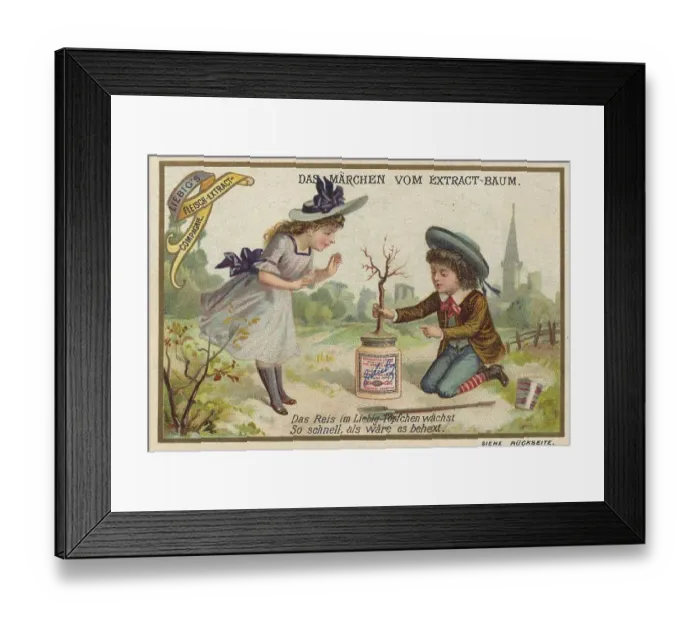 Framed Print : The rice in the Liebig pot grows as fast as if it were bewitched
