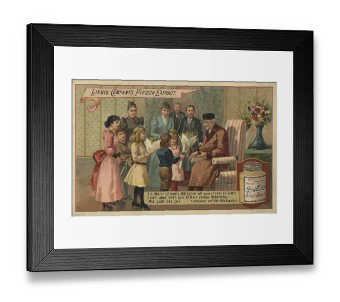 Framed Print : A man has turned 100 today, but he is only celebrating his 25th birthday