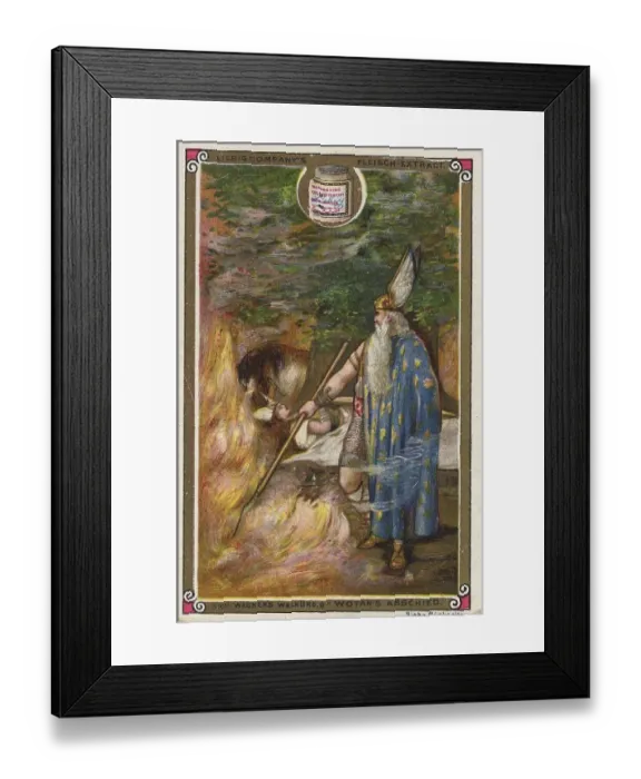 Framed Print : The Farewell to Wotan, Die Walkuere Framed Print : The Farewell to Wotan, Die Walkuere