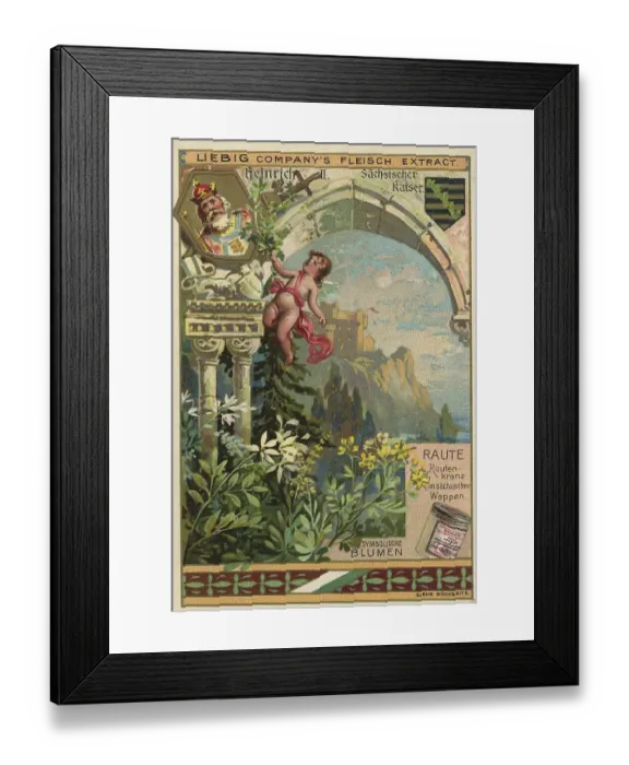 Framed Print : Rhombus, Henry II, Saxon Emperor