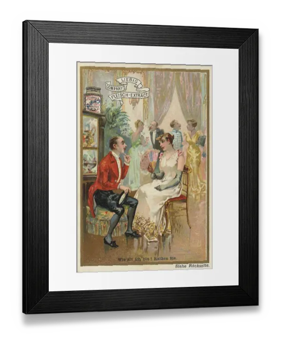 Framed Print : How old am I ? Guess !, digitally restored reproduction of a public domain collector's picture from ca 1900 Framed Print : How old am I ? Guess !, digitally restored reproduction of a public domain collector's picture from ca 1900
