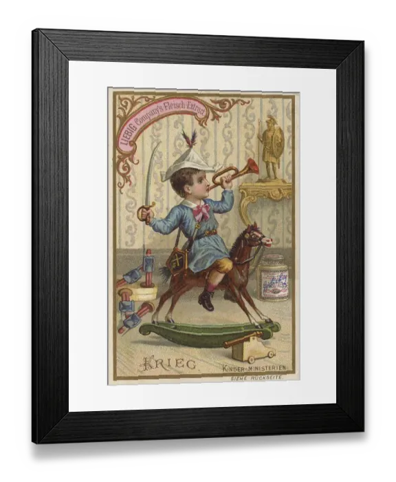 Framed Print : Liebig Picture Series The Children's Ministries