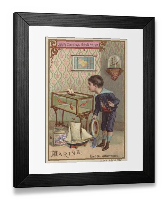 Framed Print : Liebig picture series The Children's Ministries