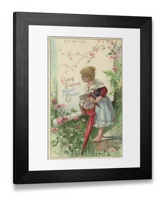Framed Print : Liebig picture series Little People Framed Print : Liebig picture series Little People