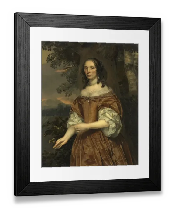Framed Print : Maria de Witte Francoisdr (b 1616) Framed Print : Maria de Witte Francoisdr (b 1616)