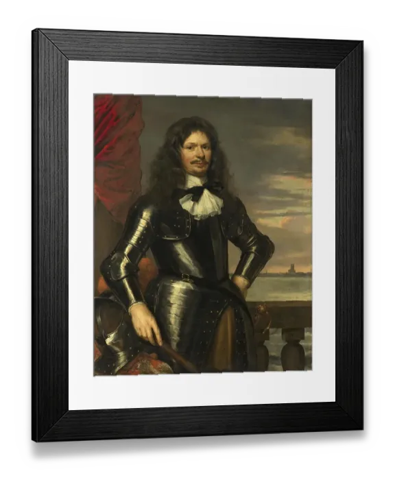 Framed Print : Johan van Beaumont. Colonel of the Dutch Guards and Commander of Den Briel