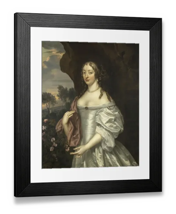 Framed Print : Portrait of Jacoba van Orliens